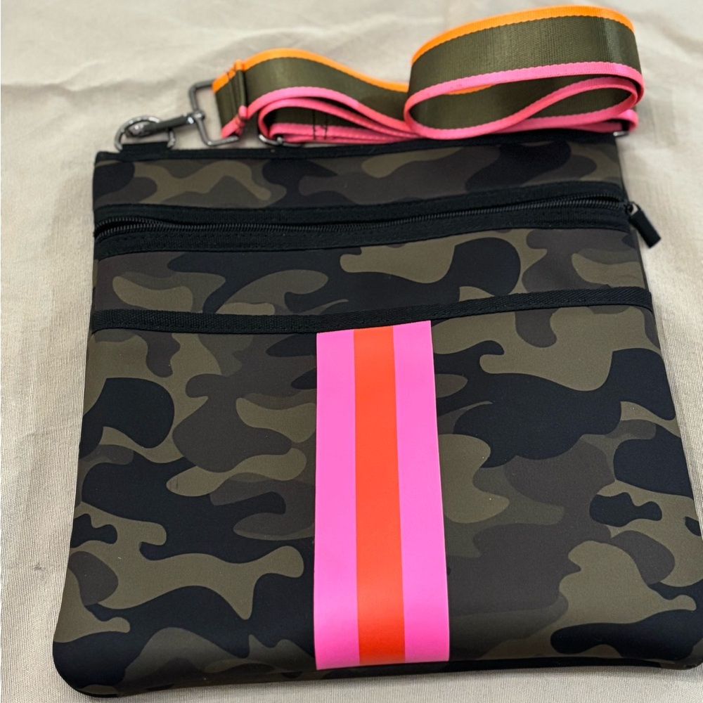 Haute Shore camo crossbody